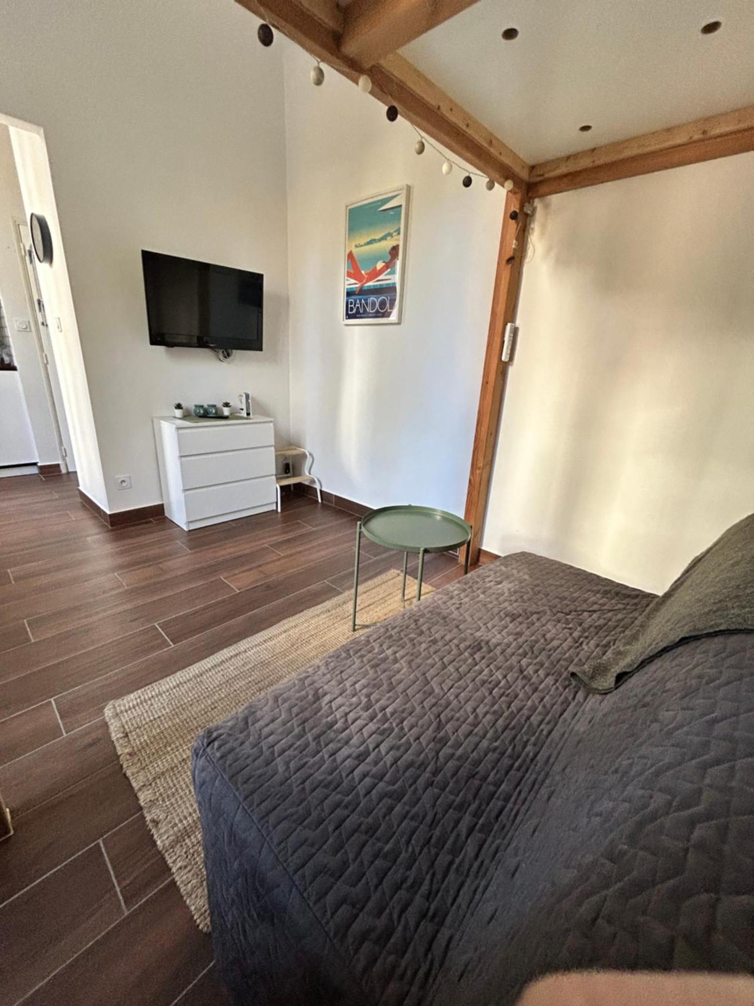 Agreable Studio Renove Avec Place De Parking باندول المظهر الخارجي الصورة